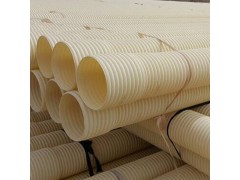 PVC双壁波纹管排污水波纹管250直径 沧州厂家库存发货
