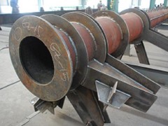 钢结构工程厂家~新顺达钢结构厂家订制圆管柱
