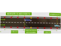 雾天公路行车安全诱导设备厂家 智能太阳能尾迹雾灯价格图3