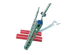 双管侧纵向抗震支架 紧固件防震支吊架图2