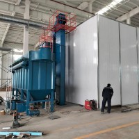 非标定做气力回收式喷砂房