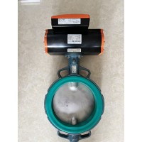 保证原装正品德国依博罗(EBRO)气动衬胶蝶阀Z011-A