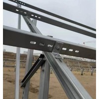 热镀锌光伏支架光伏配件可调节分布式工商业锌铝镁光伏支架