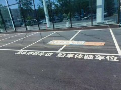 苏州停车区划线 厂区VIP车位 工厂贵宾车位标线 苏州画汽车位线编号图2