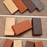 皖西陶土烧结透水砖 花园铺地砖 庭院户外红色广场砖